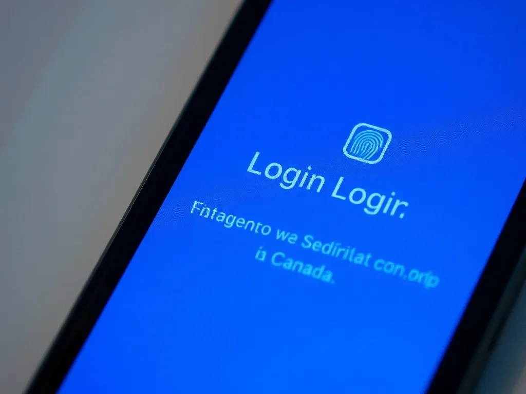 Close up of a smartphone screen showing a secure login notif